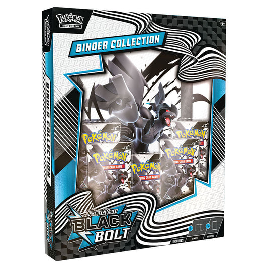 Zekrom Pokémon Black Bolt binder with Scarlet Violet boosters