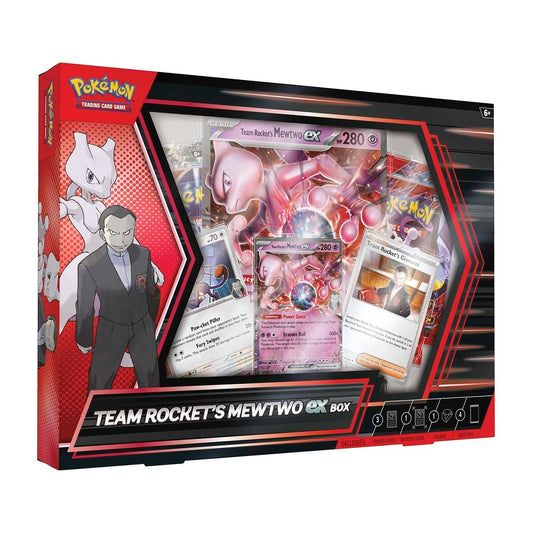Pokémon TCG: Team Rocket's Mewtwo ex Box