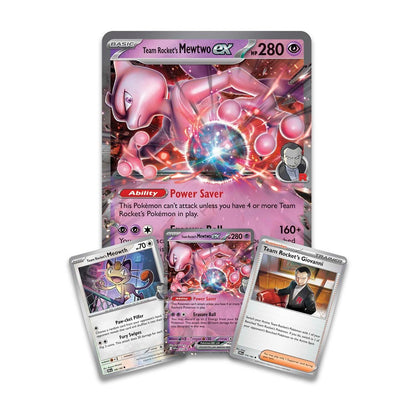 Pokémon TCG: Team Rocket's Mewtwo ex Box