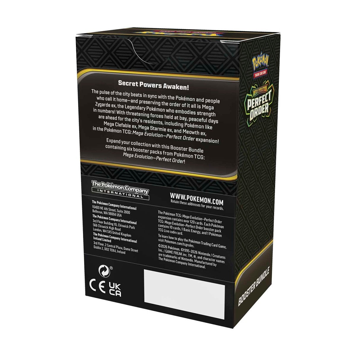 Pokémon TCG: Mega Evolution Perfect Order - Booster Bundle