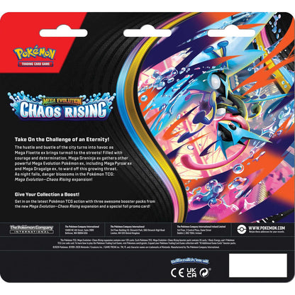 Pokémon TCG: Mega Evolution Chaos Rising - 3-Pack