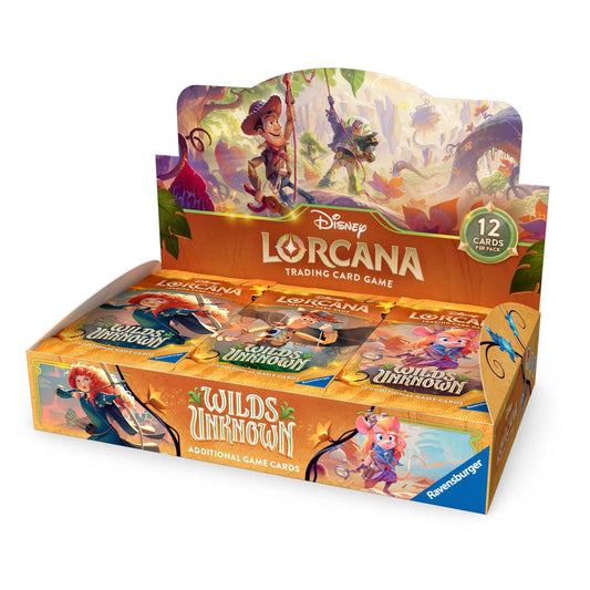 Disney Lorcana TCG - Wilds Unknown Booster Box (24 packs) - Set 12