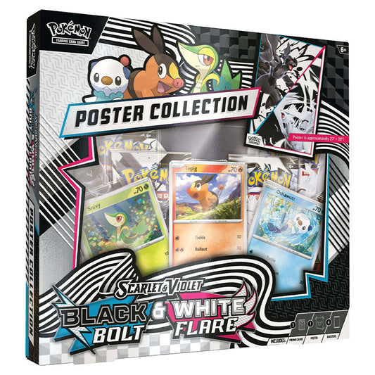 Pokémon Unova Poster Collection with Black Bolt booster packs