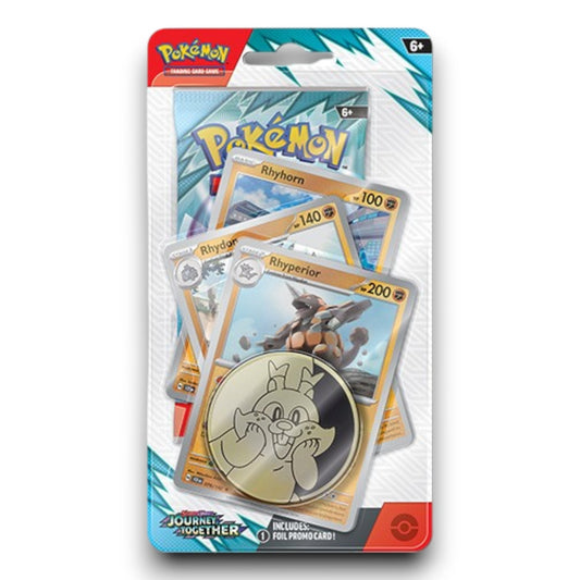 Pokémon TCG Journey Together Rhyperior Checklane Blister